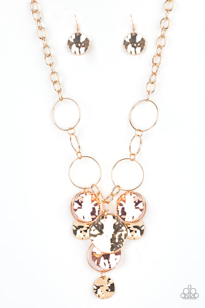 Learn the HARDWARE Way - gold - Paparazzi necklace