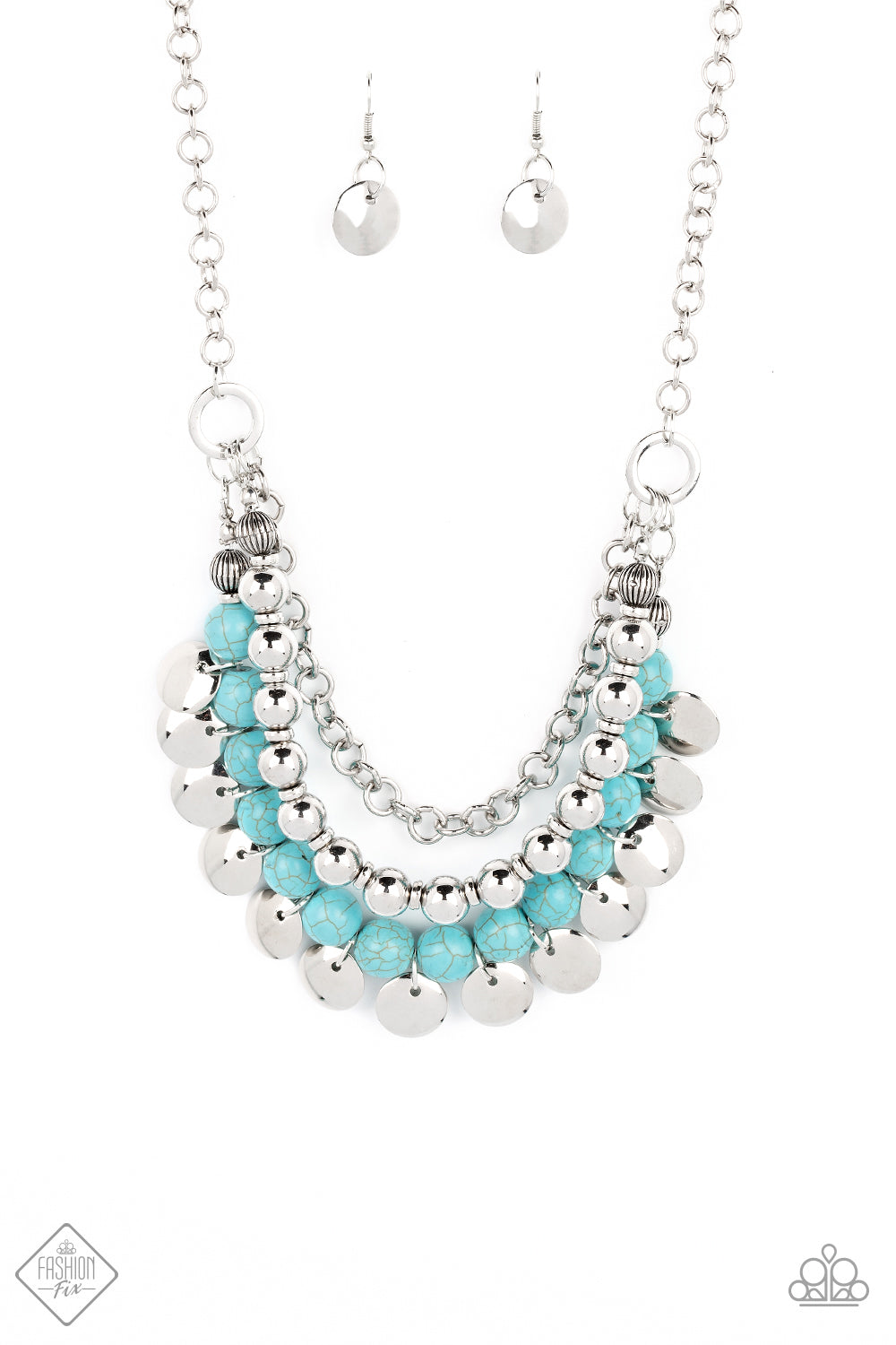 Leave Her Wild - blue - Paparazzi necklace