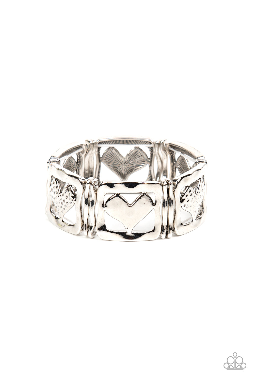 Legendary Lovers - silver - Paparazzi bracelet