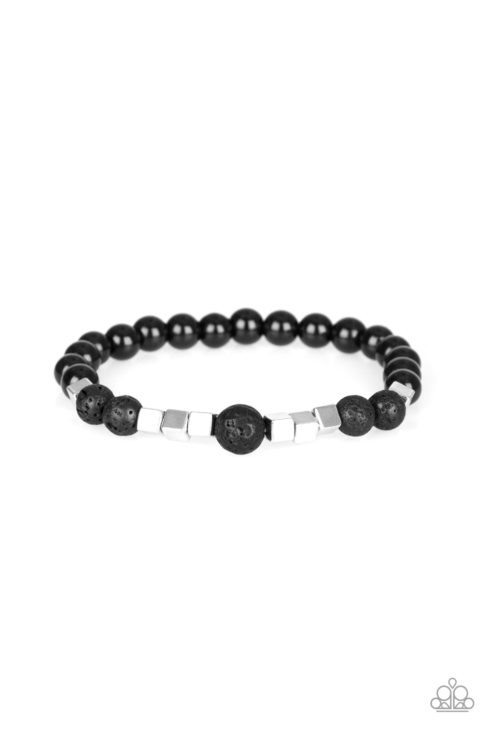 Lessons - silver - Paparazzi mens bracelet