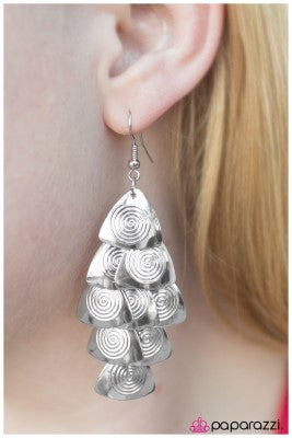 Let Me Be Your Muse - Silver - Paparazzi earrings