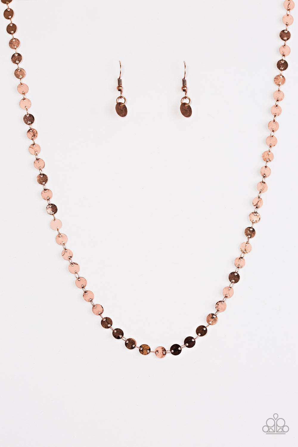 Let There Be SPOTLIGHT - Copper - Paparazzi necklace