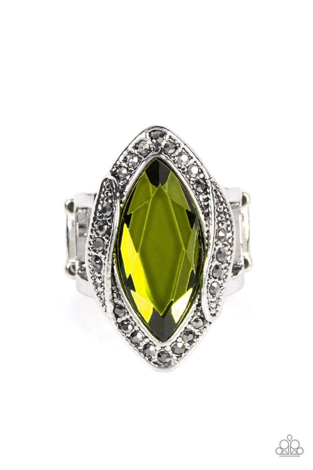 Let Me Take a REIGN Check - green - Paparazzi ring
