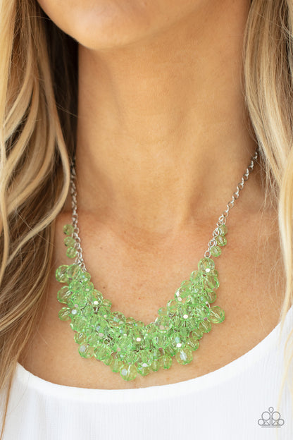 Let The Festivities Begin - green - Paparazzi necklace