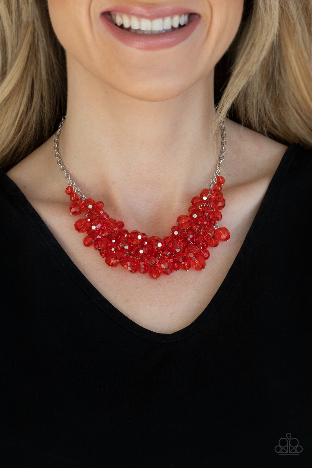 Let The Festivities Begin - red - Paparazzi necklace