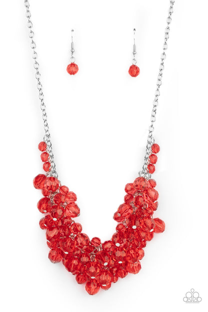 Let The Festivities Begin - red - Paparazzi necklace