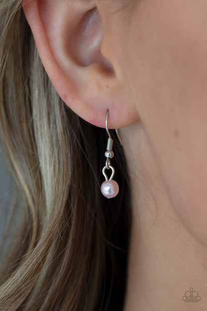 Let The Record GLOW - pink - Paparazzi necklace