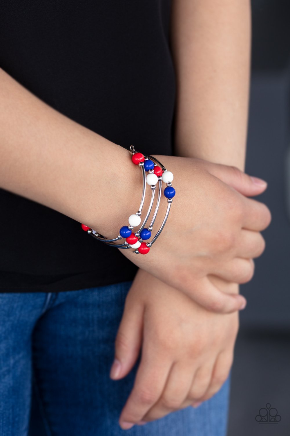 Let Freedom Ring-multi-Paparazzi bracelet