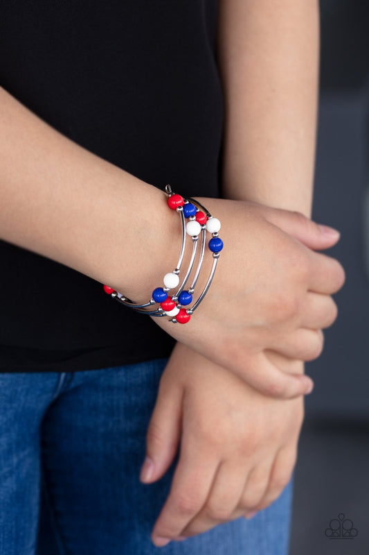 Let Freedom Ring-multi-Paparazzi bracelet