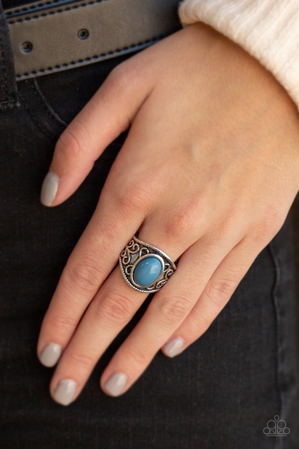 Let's Take It From the POP-blue-Paparazzi ring