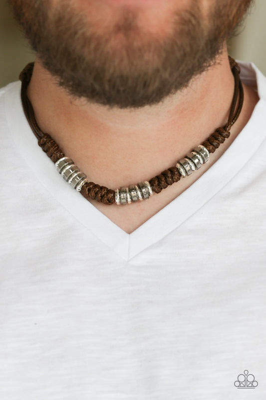 Let's Take a Ride-brown-Paparazzi mens necklace