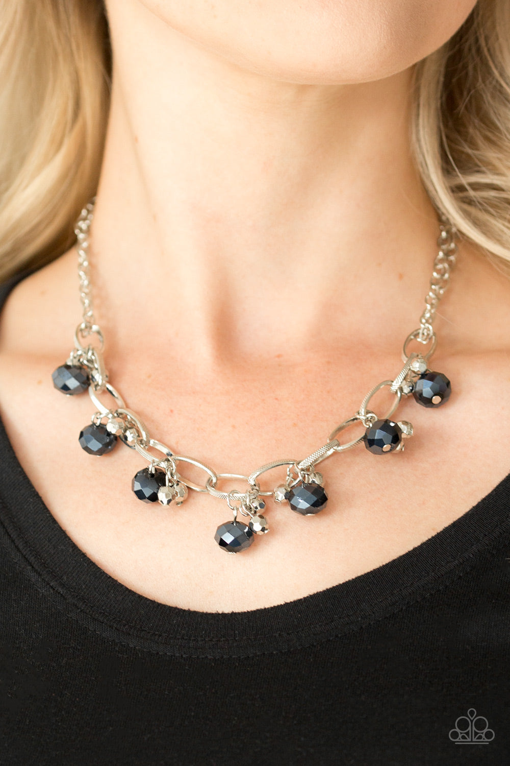 Lets Get this Fashion show on the Road - blue - Paparazzi necklace