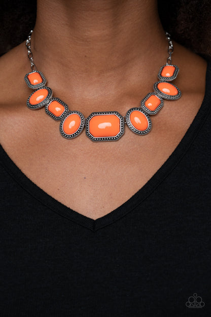 Lets Get Loud - orange - Paparazzi necklace