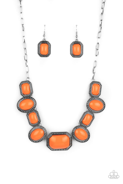 Lets Get Loud - orange - Paparazzi necklace