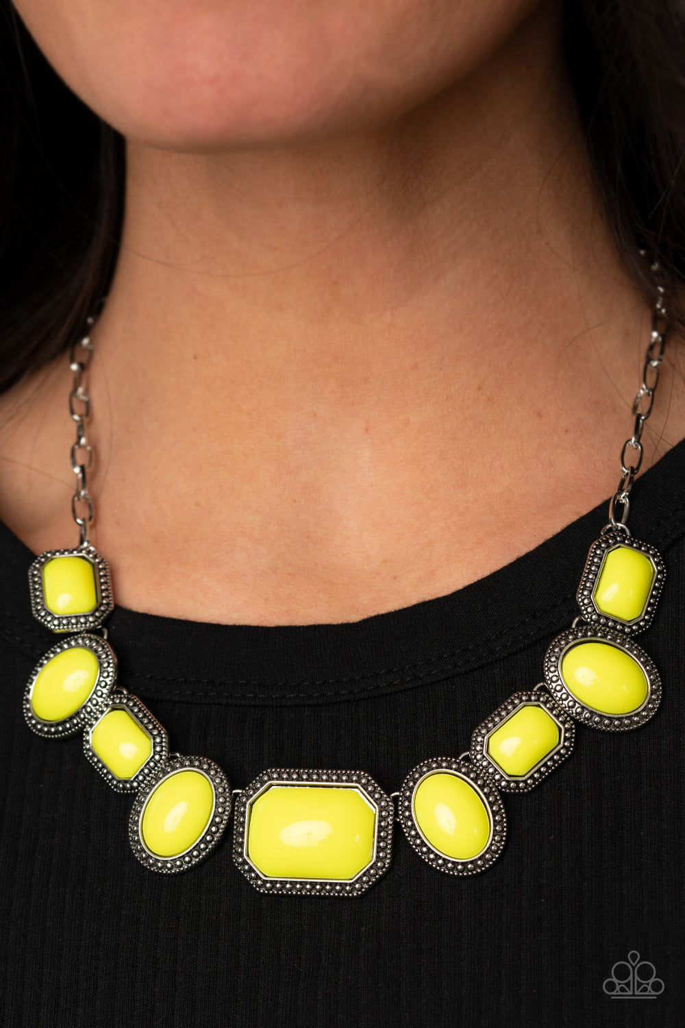 Lets Get Loud - yellow - Paparazzi necklace
