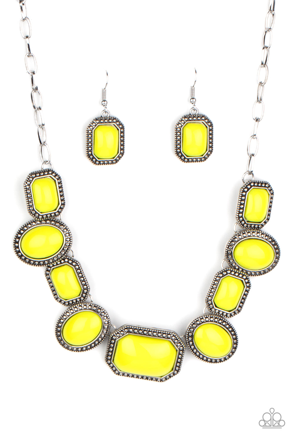 Lets Get Loud - yellow - Paparazzi necklace