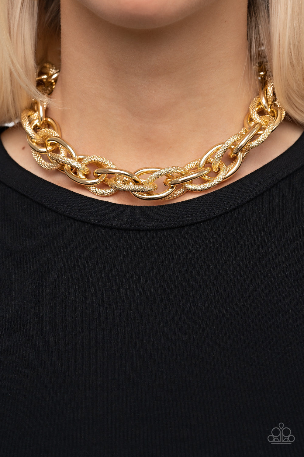 License to CHILL - gold - Paparazzi necklace