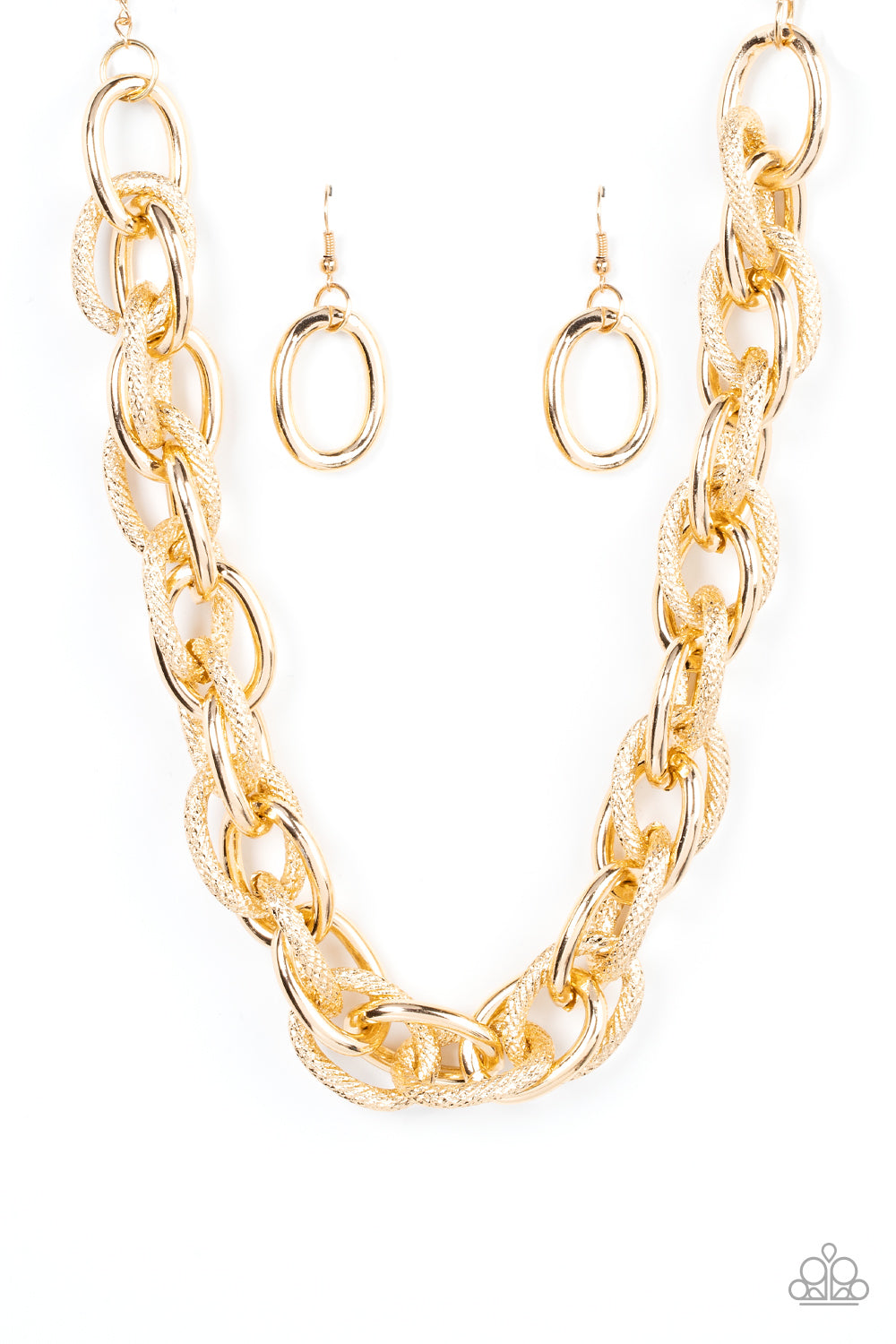 License to CHILL - gold - Paparazzi necklace