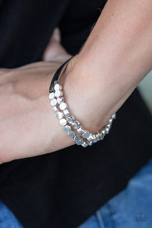 Life Is A GLEAM - Silver - Paparazzi bracelet