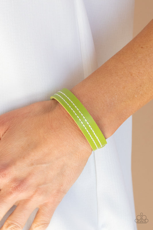 Life is WANDER-ful - green - Paparazzi bracelet