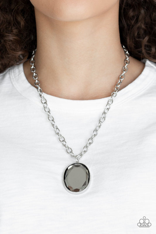 Light as HEIR-silver-Paparazzi necklace
