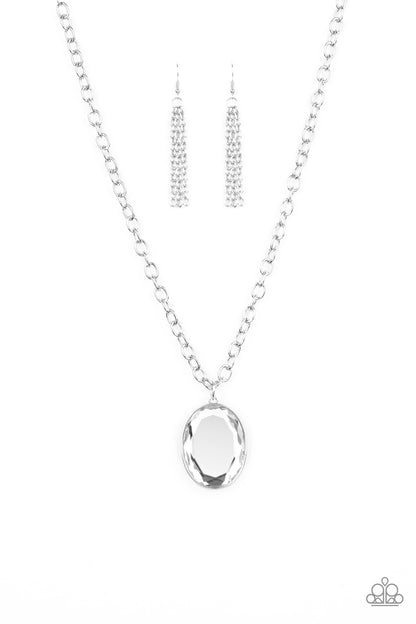 Light as HEIR - white - Paparazzi necklace – JewelryBlingThing