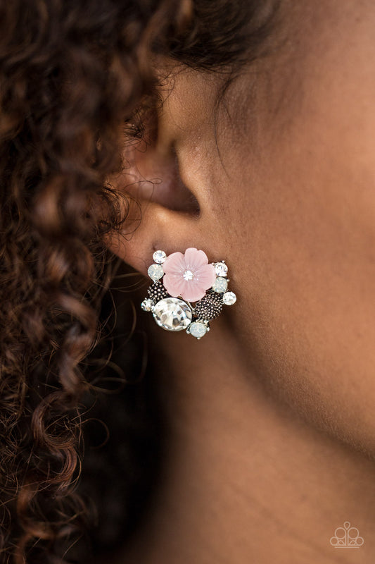 Lily Valleys - pink - Paparazzi earrings