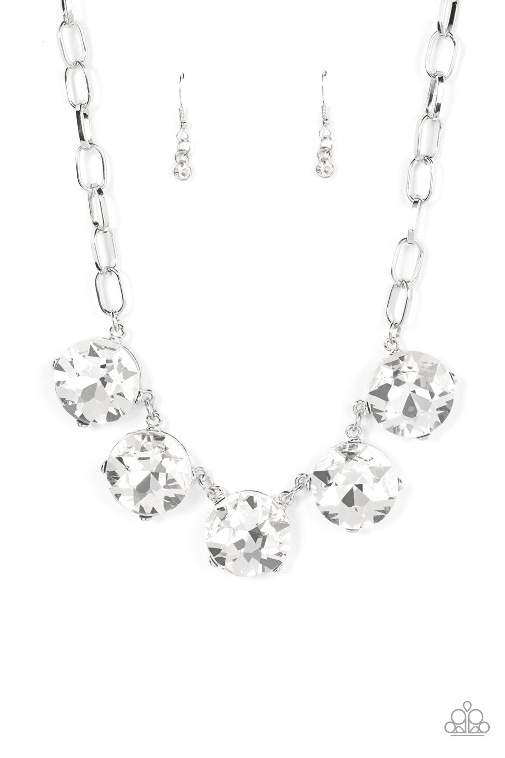 Limelight Luxury - White - Paparazzi necklace