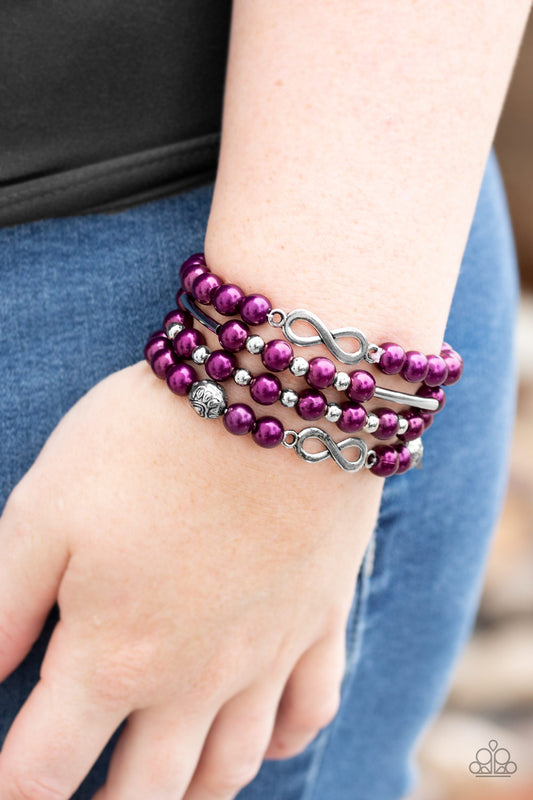Limitless Luxury - purple - Paparazzi bracelet