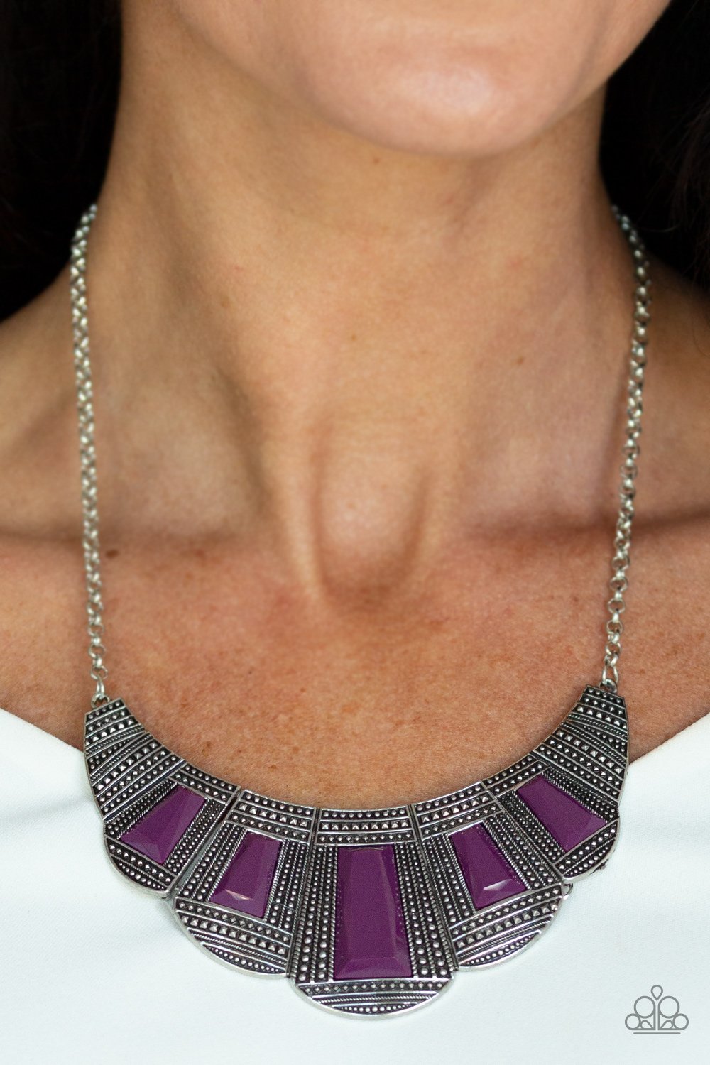 Lion Den-purple-Paparazzi necklace