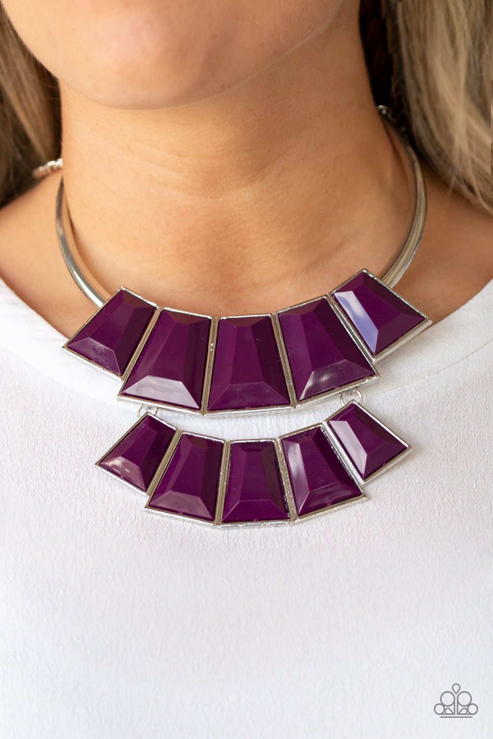 Lions, TIGRESS, and Bears-purple-Paparazzi necklace