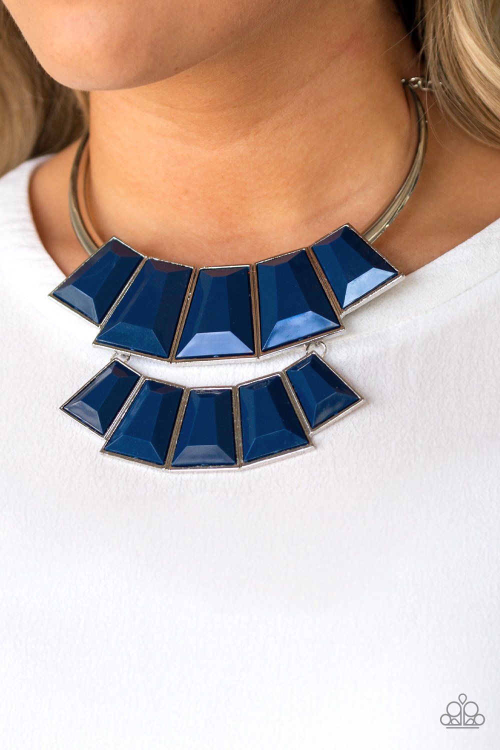Lions, TIGRESS, and bears-blue-Paparazzi necklace