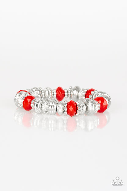 Live Life to the COLOR-fullest - red - Paparazzi bracelet