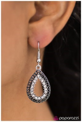 Living In Luxury - White  - Paparazzi earrings