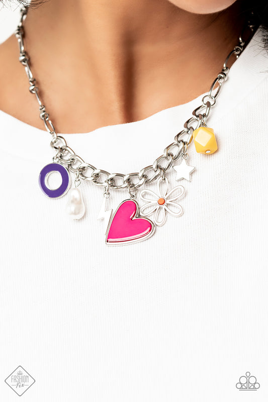 Living in CHARM-ony - multi - Paparazzi necklace