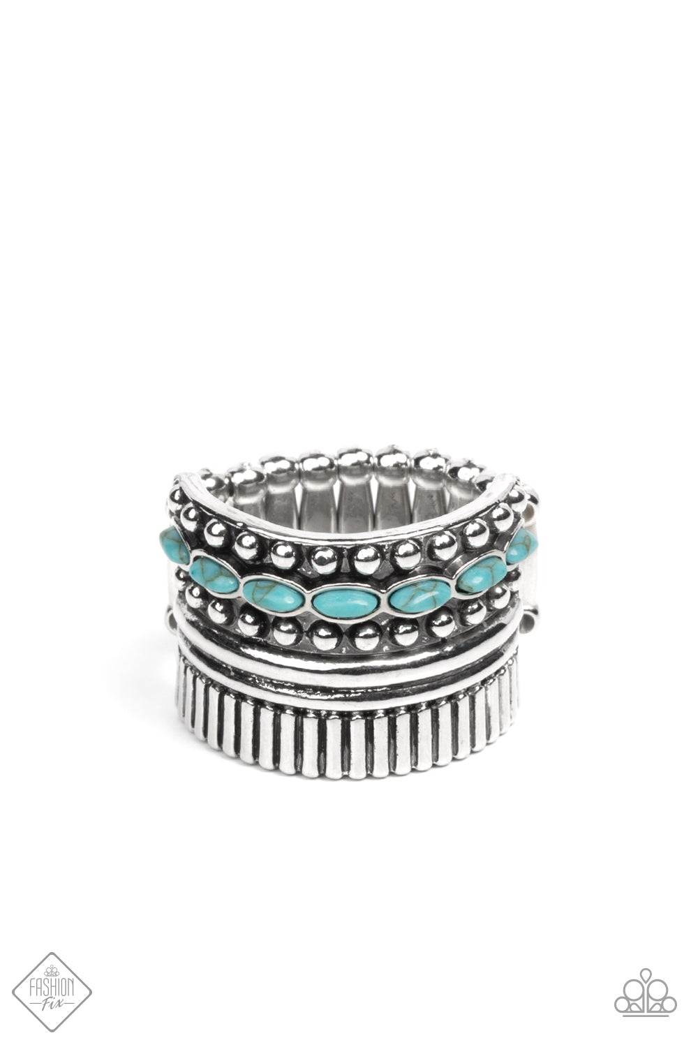 Local Flavor - blue - Paparazzi ring