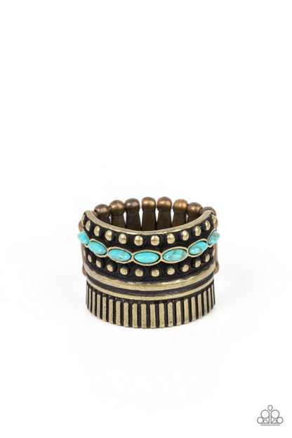 Local Flavor - brass - Paparazzi ring