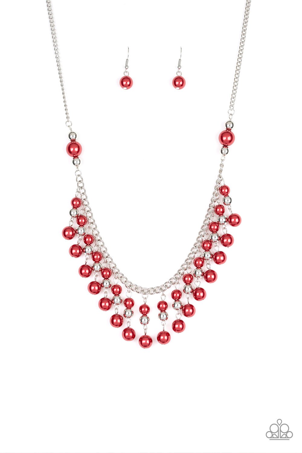 Location, Location, Location-red-Paparazzi necklace