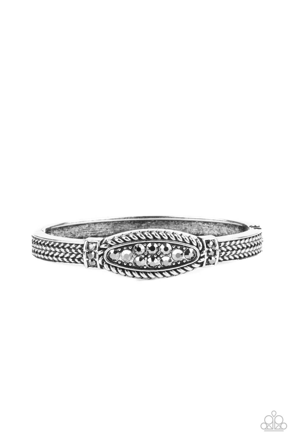 Locked in Luster - silver - Paparazzi bracelet
