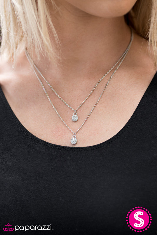 London Lights - White - Paparazzi necklace