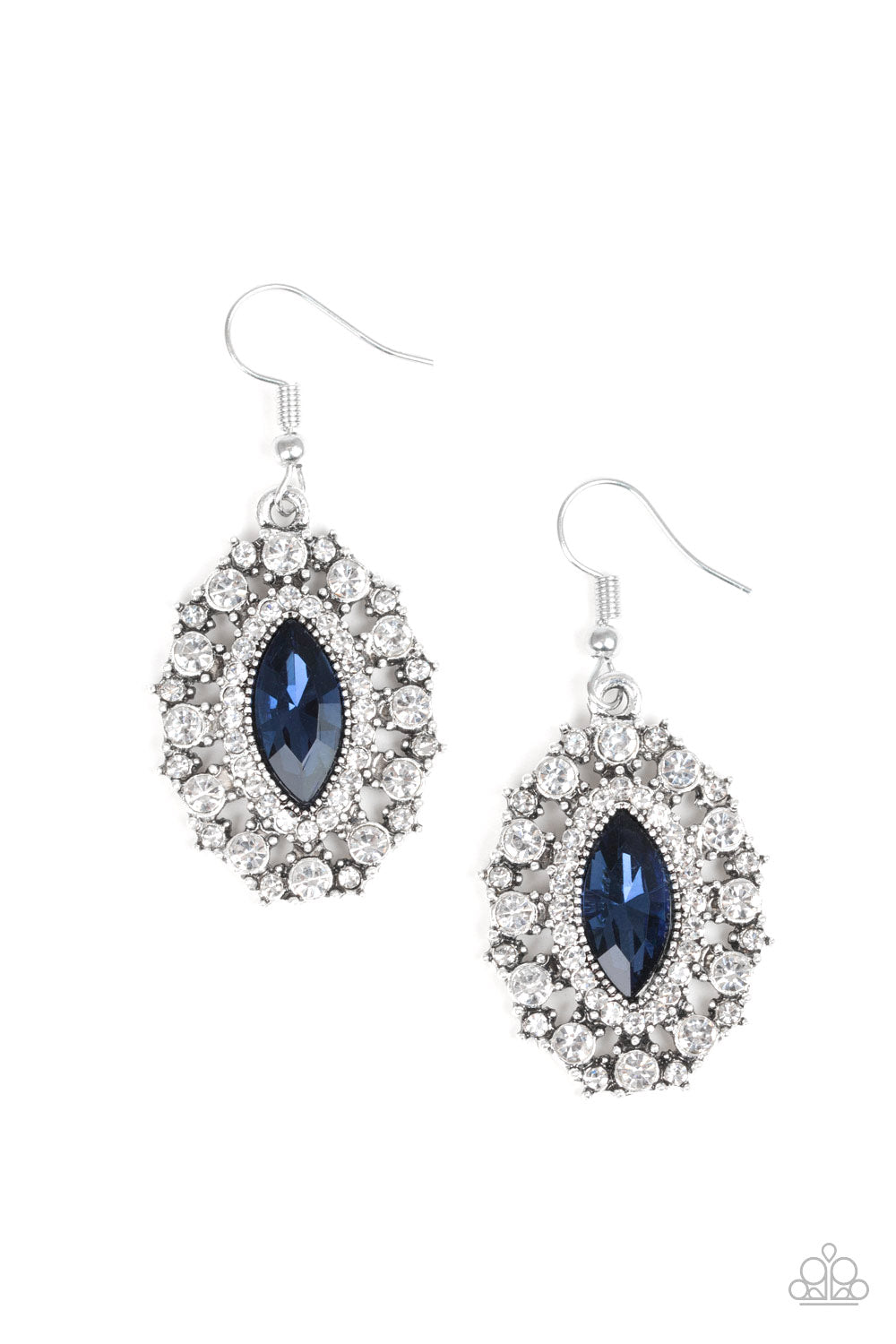 Long May She Reign - blue - Paparazzi earrings