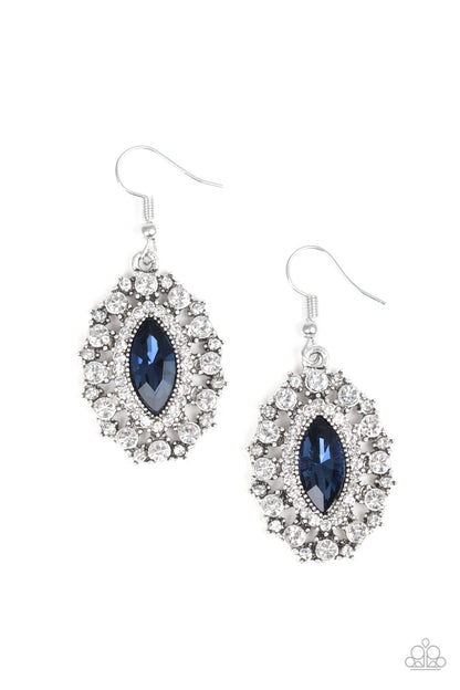 Long May She Reign - blue - Paparazzi earrings