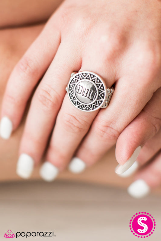 Lookin Fierce - Silver - Paparazzi ring