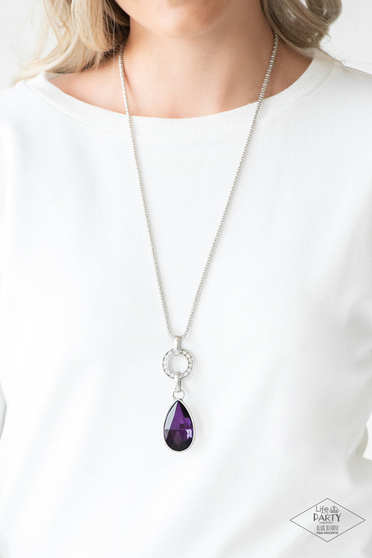 Lookin Like A Million - purple - Paparazzi necklace