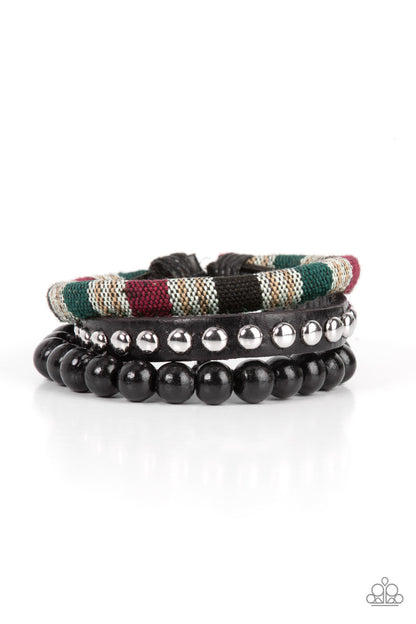 Loom Zoom - black - Paparazzi bracelet