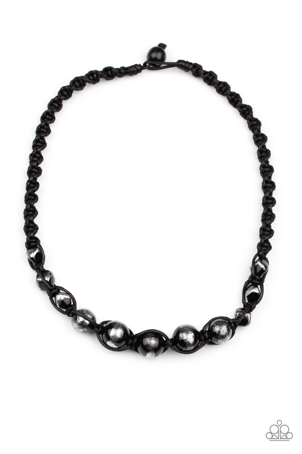 Loose Cannon - black - Paparazzi MENS necklace