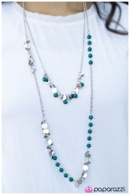Lost In Reverie - Blue - Paparazzi necklace