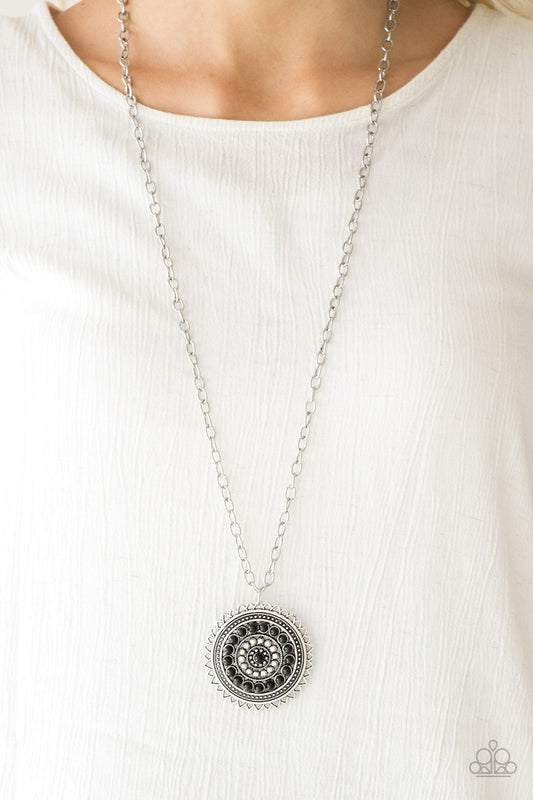 Lost Sol - black - Paparazzi necklace