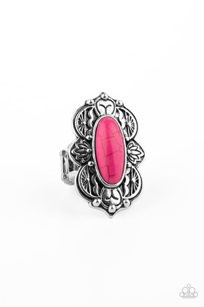 Lotus Oasis - pink - Paparazzi ring