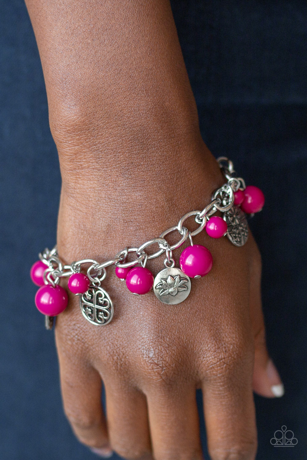 Lotus Lagoon - pink - Paparazzi bracelet